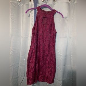 Speechless Medium Maroon dress